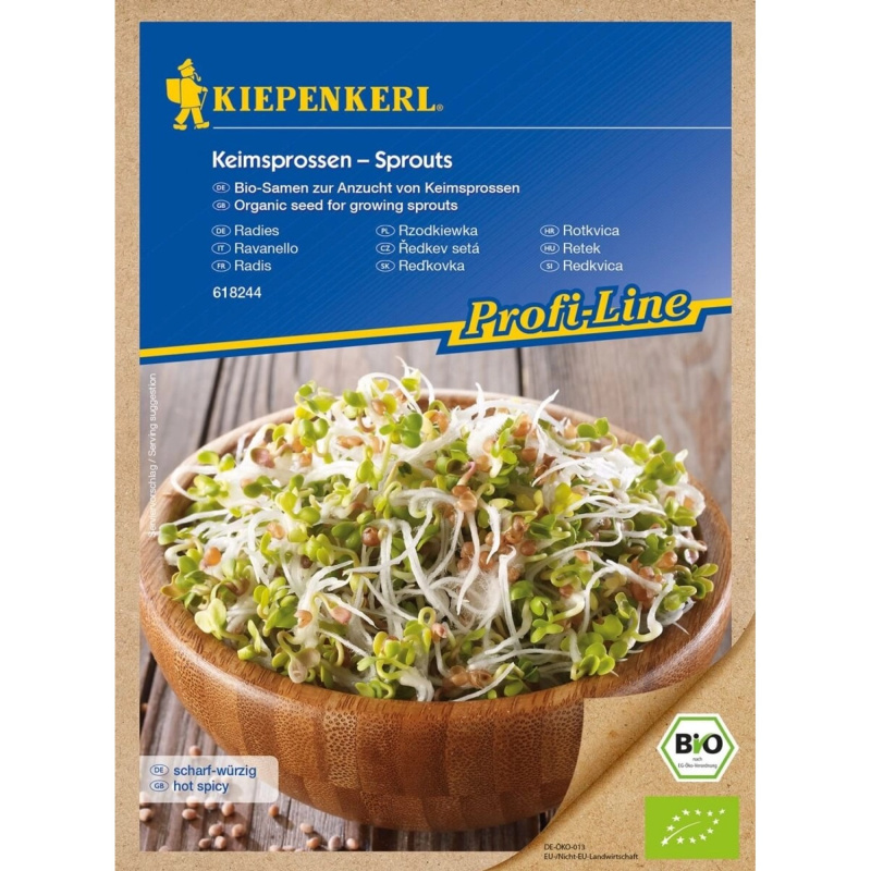 Kiepenkerl Klíčky BIO Ředkev setá