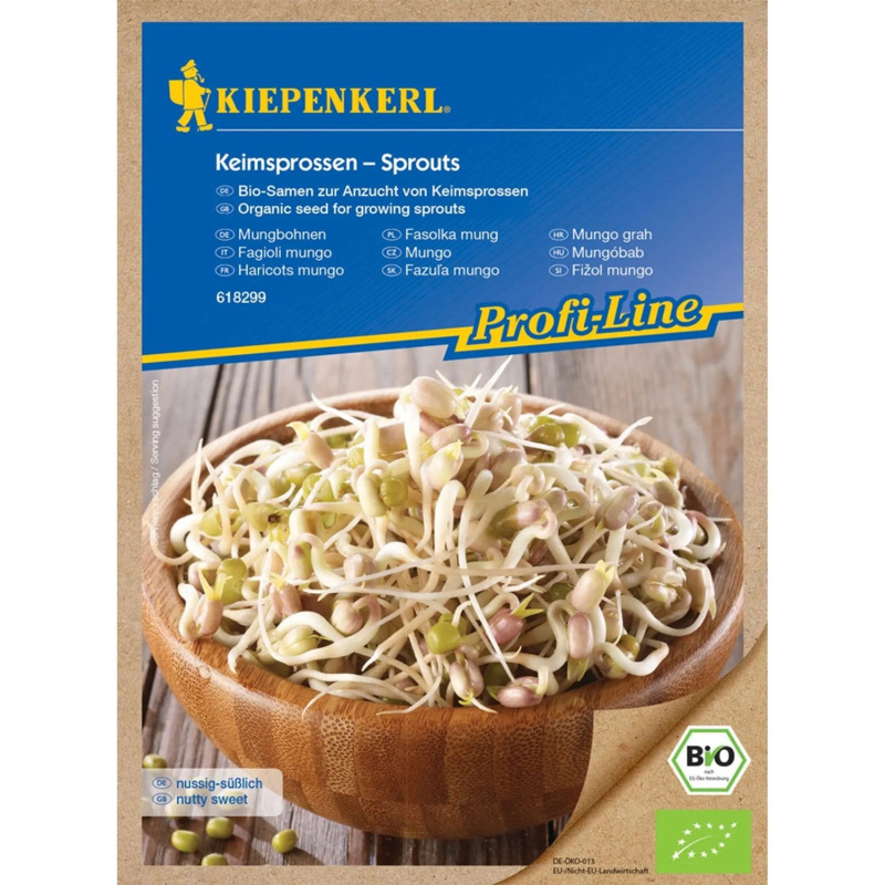 Kiepenkerl Klíčky BIO Mungo fazole 75 g