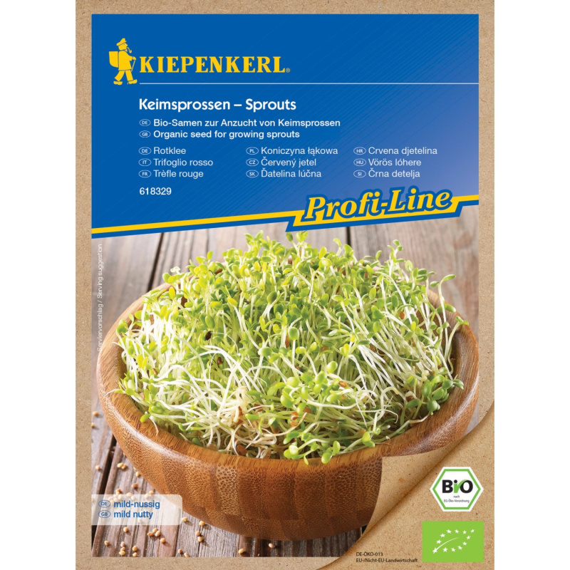 KIEPENKERL Červený jetel (Trifolium pratense) klíčky