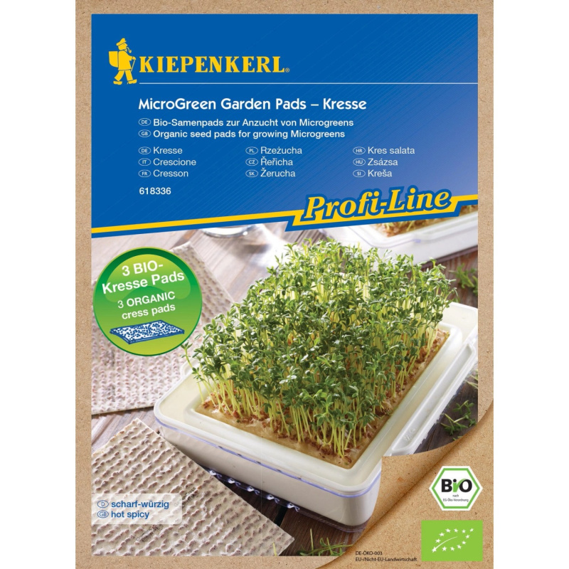 Kiepenkerl BIO Microgreen plátky řeřicha 3 ks