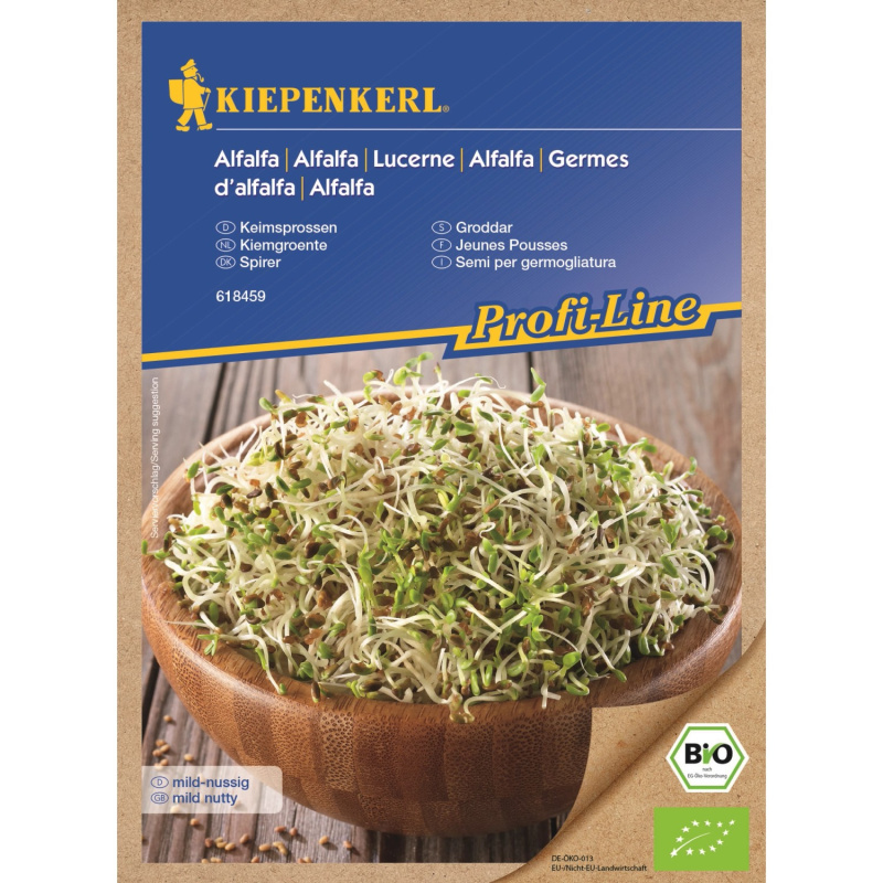 Kielpenkerl Výhonky BIO Alfalfa setá