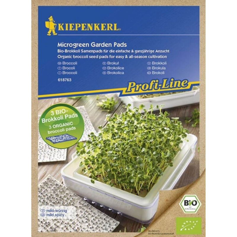 Kiepenkerl Semena Microgreen zahrádka BIO Brokolice