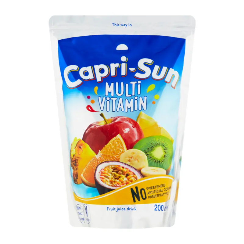 Capri-Sun Multivitamin nesycený nealkoholický ovocný nápoj 200ml