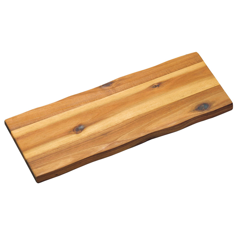 Prkénko k servírování jídla, akátové dřevo, 38 x 14,5 cm, Kesper hnědý
