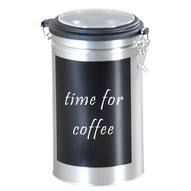 Kesper Dóza na kávu, kovová, 11 x 19 cm antracitová