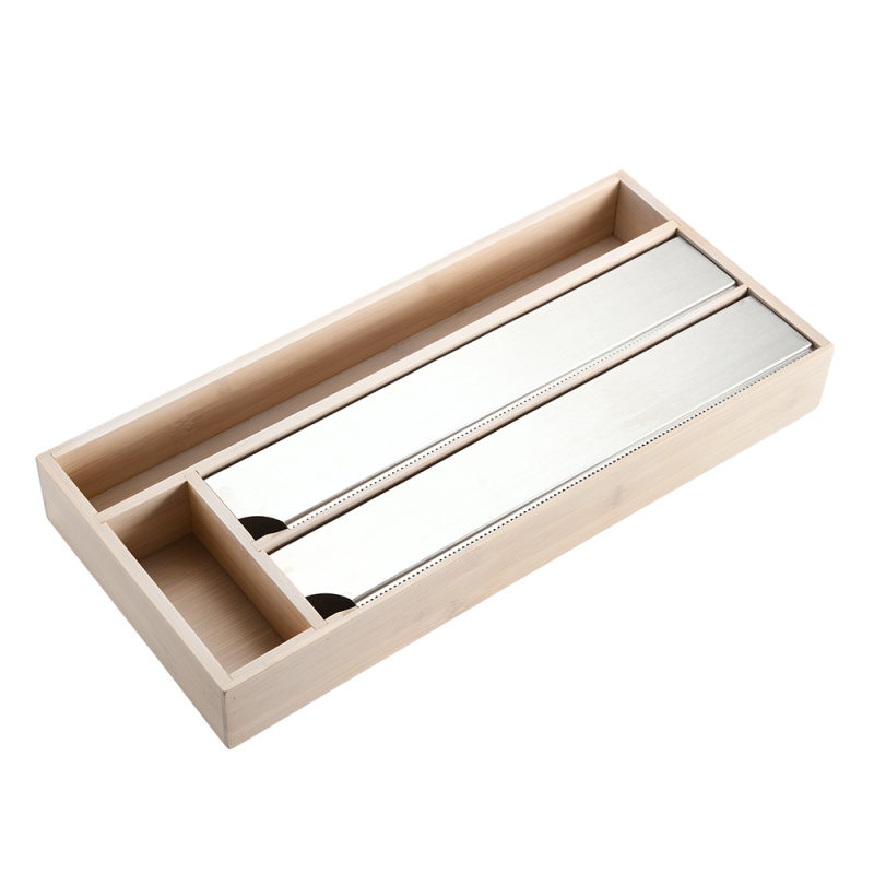 Kesper Dávkovač na potravinovou fólii a papír, bambus, 42 x 19 cm béžová