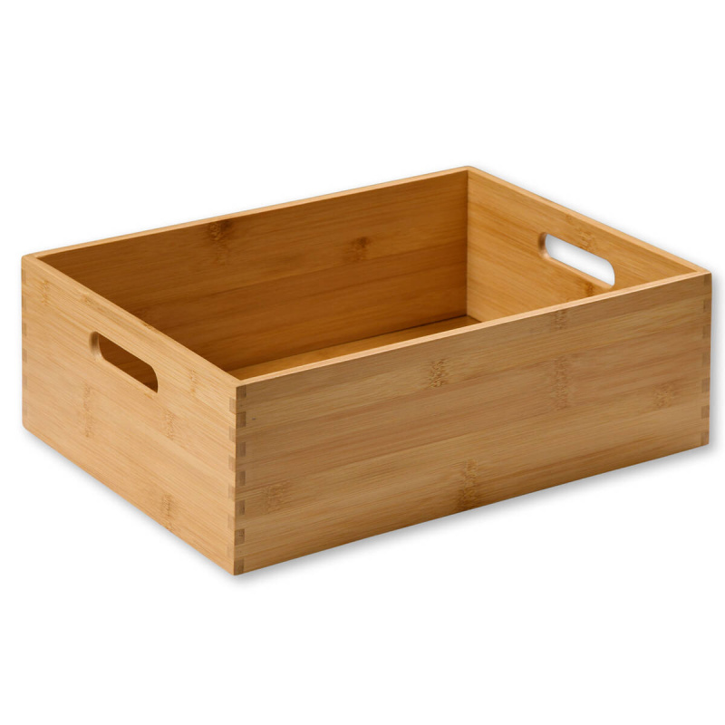 KESPER Víceúčelový skladovací box bambusový 13 x 38,5 x 28,5 cm