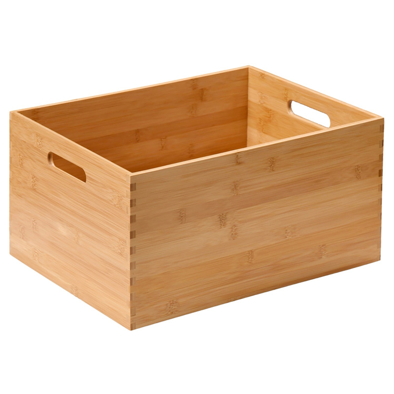 Kesper Dřevaná krabička s držáky, bambus hnědá