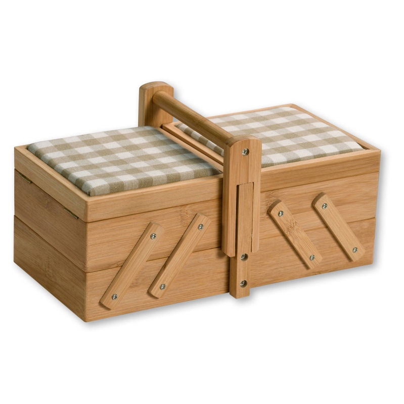 Kesper Kufřík na šití, bambus, 29 x 14 x 14,5 cm