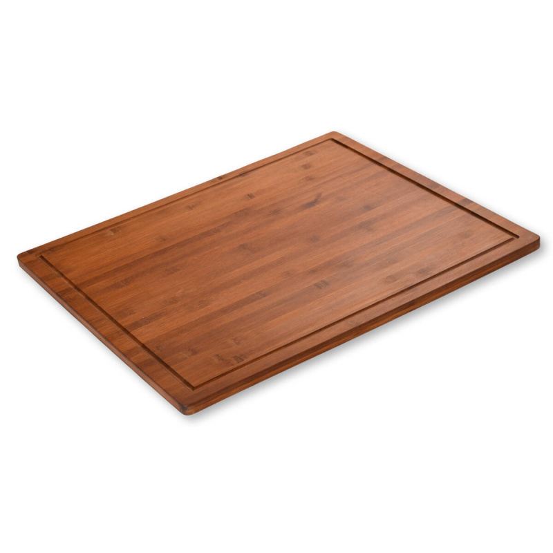Kesper Krájecí deska s protiskluzovými nožičkami, tmavý bambus, 50 x 56 cm hnědý