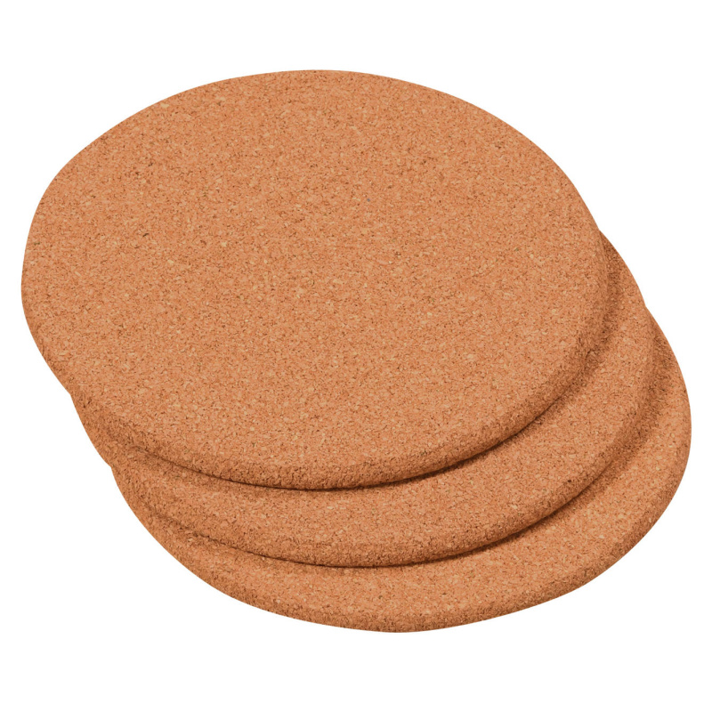 Sada podložkek pod hrnec, Ø 20 cm, 3 kusy, Kesper hnědá