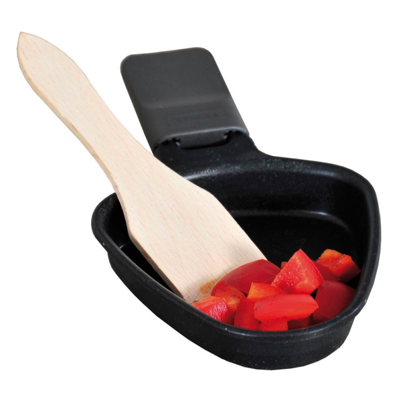 Lopatka na raclette z bukového dřeva, 8 kusů v sadě, 13 cm, Kesper hnědý