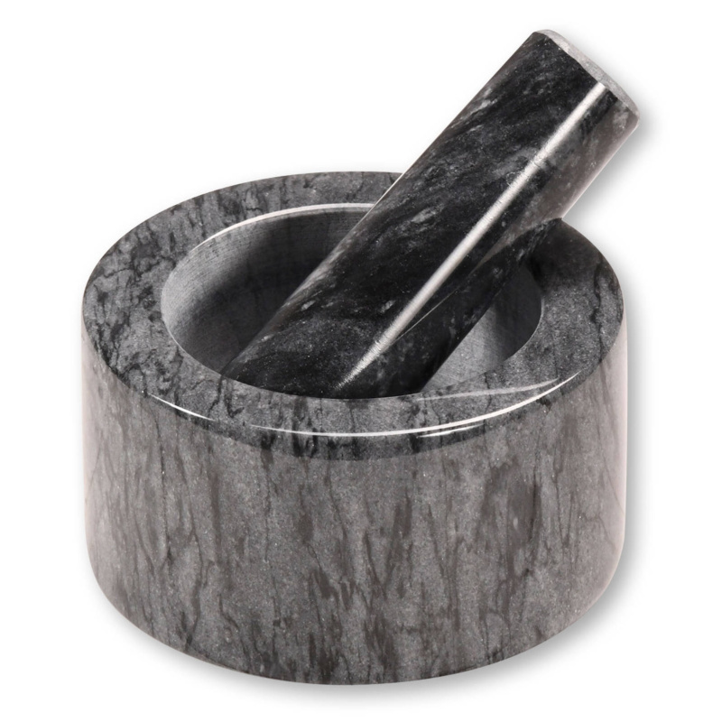 Kuchyňský hmoždíř, mramor, Ø 16 cm, Kesper antracitový