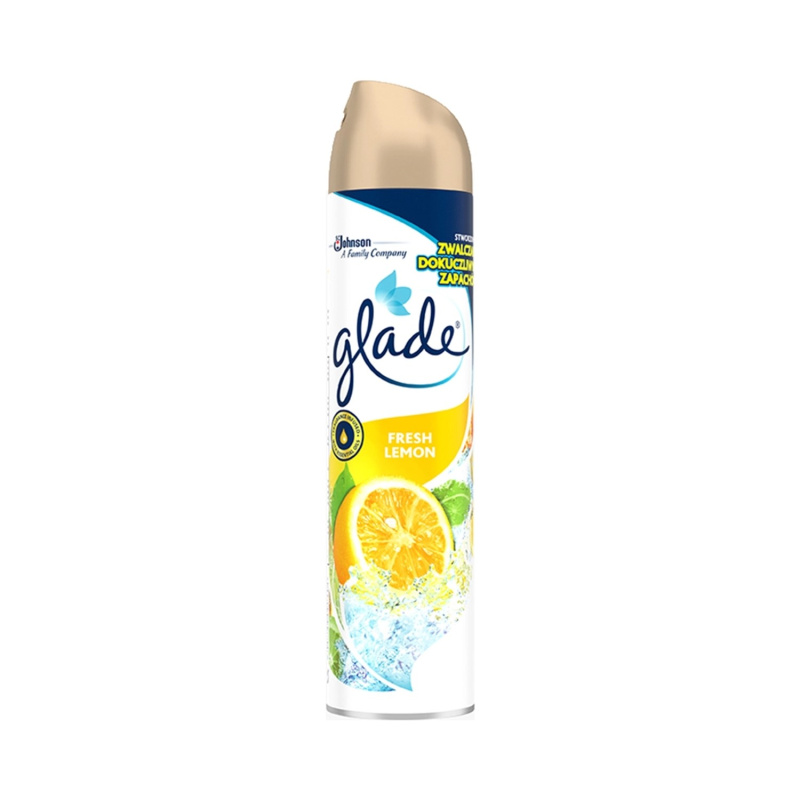 Osvěžovač vzduchu Glade aerosol - Fresh Lemon, 300 ml