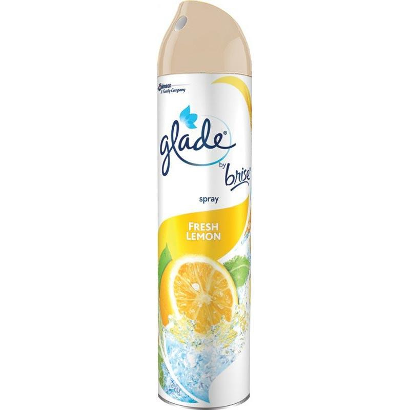 Osvěžovač vzduchu Glade aerosol - Fresh Lemon, 300 ml