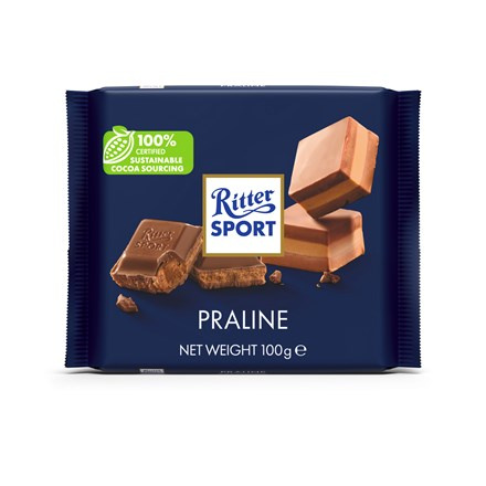 RITTER SPORT Nugát mléčná čokoláda 100 g