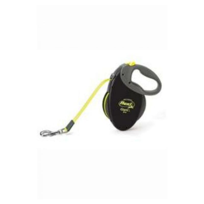 Vodítko FLEXI Giant  Pásek neon L - 8m/ 50 kg