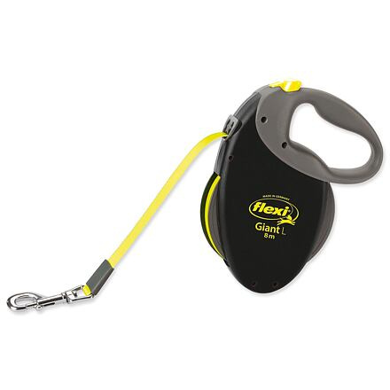 Vodítko FLEXI Giant  Pásek neon L - 8m/ 50 kg