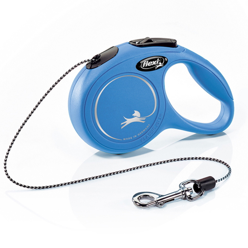 Vodítko FLEXI Classic NEW lanko 3 m/ 8 kg modrá