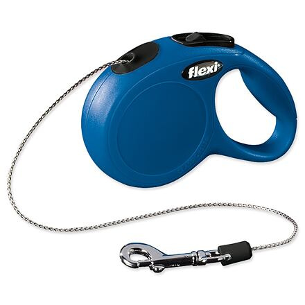 Vodítko FLEXI Classic NEW lanko 3 m/ 8 kg modrá