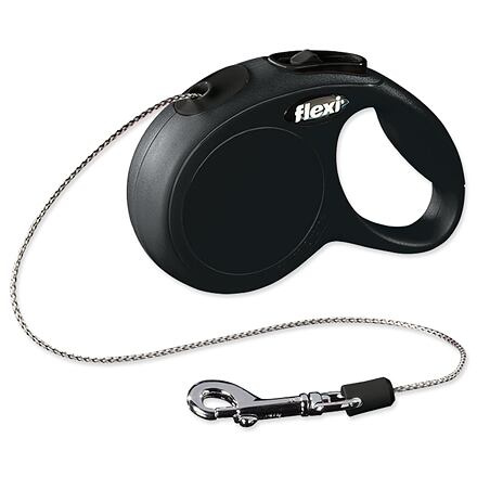 Vodítko FLEXI Classic NEW lanko 3 m/ 8 kg černá