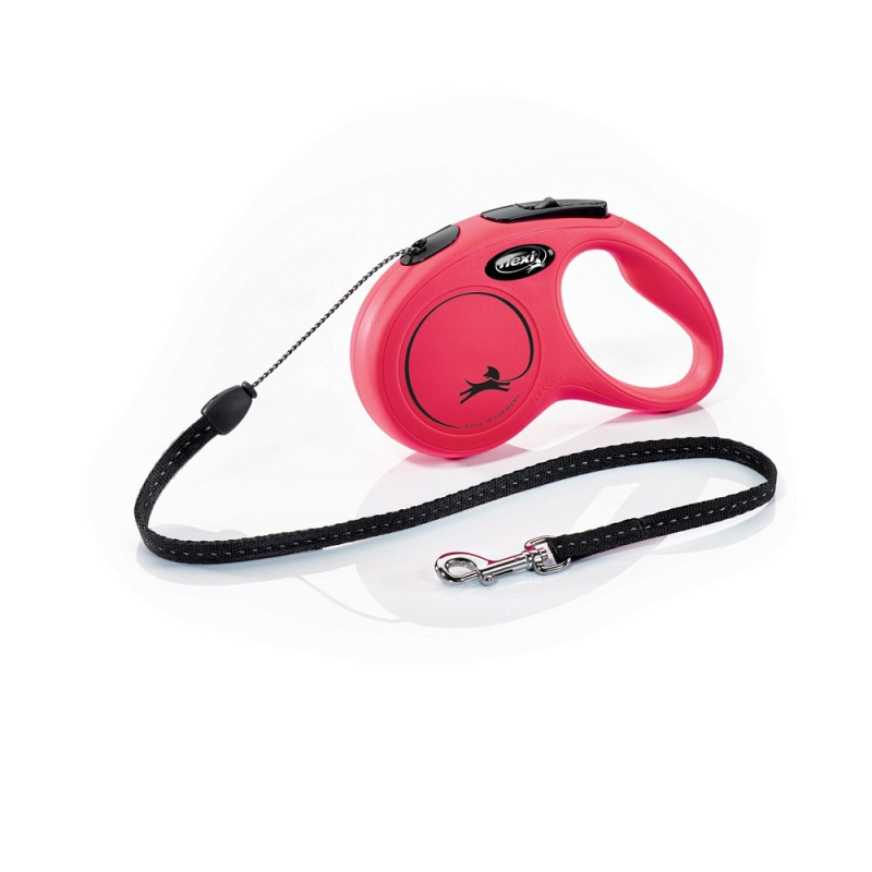 Vodítko FLEXI Classic NEW lanko 5 m/ 12 kg červená