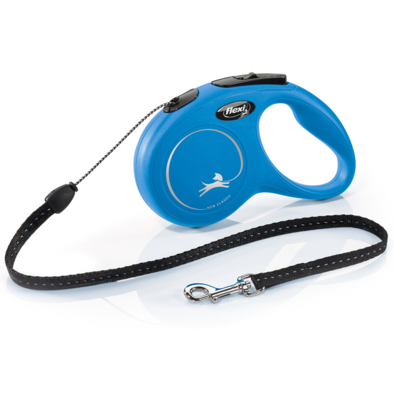 Vodítko FLEXI Classic NEW lanko 5 m/ 12 kg modrá