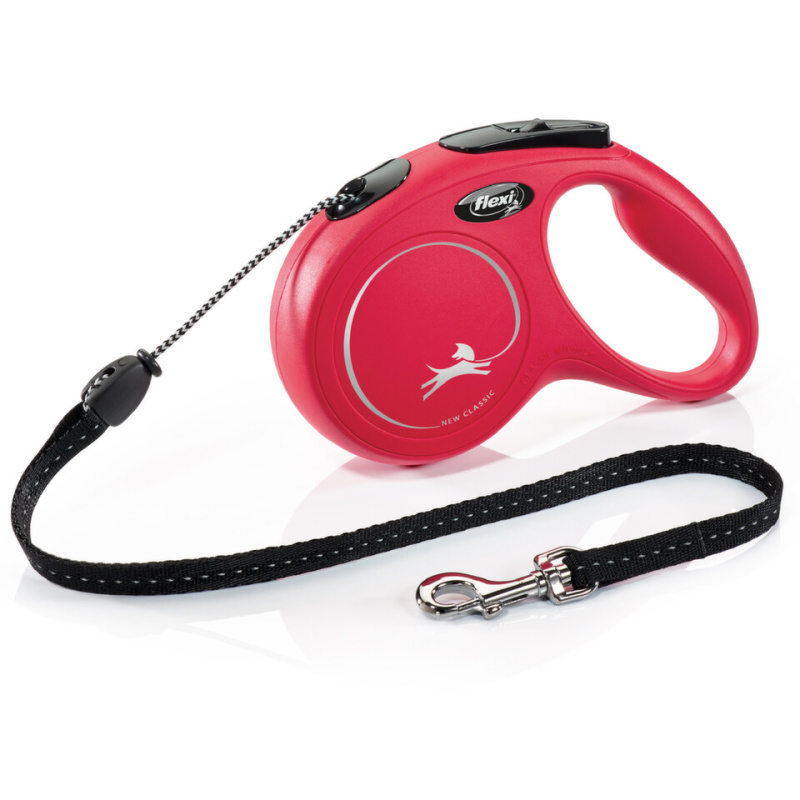 Vodítko FLEXI Classic NEW lanko 5 m/ 20 kg červená