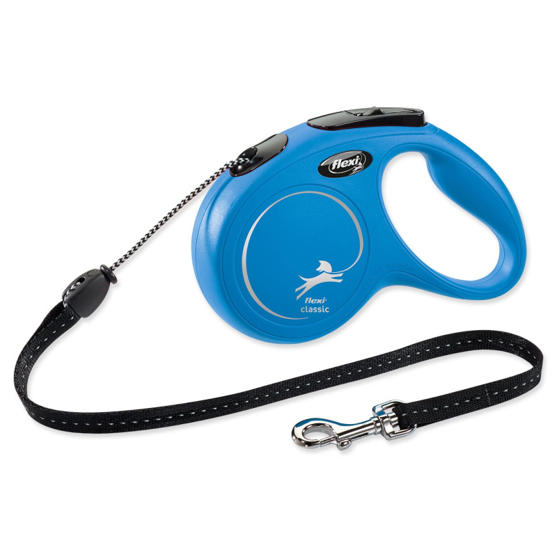 Vodítko FLEXI Classic NEW lanko 5 m/ 20 kg modrá