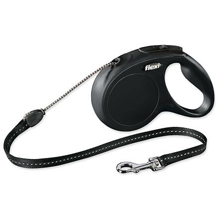 Vodítko FLEXI Classic NEW lanko 5 m/ 20 kg černá
