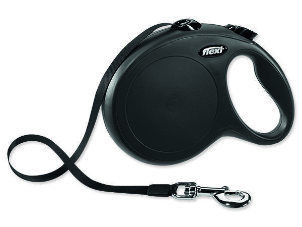Vodítko FLEXI Classic NEW pásek 8 m/ 50 kg černá