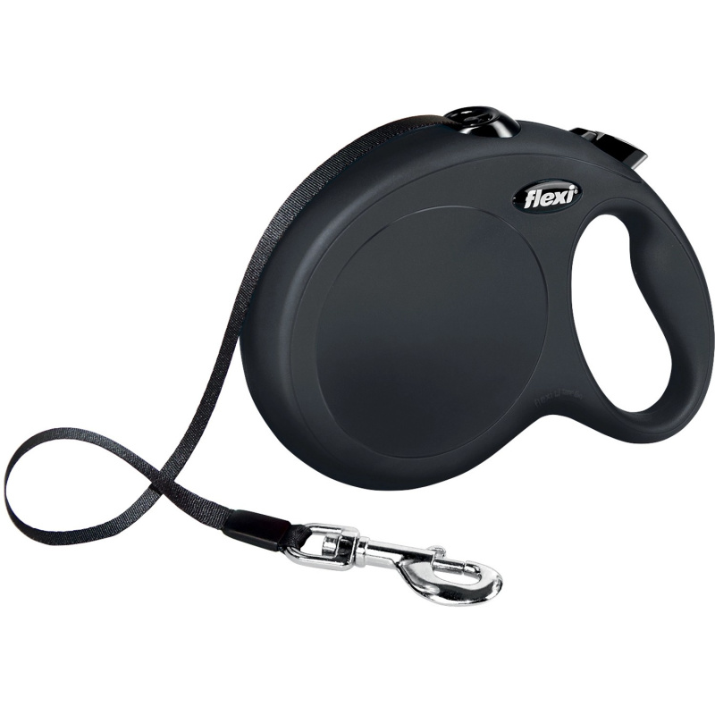Vodítko FLEXI Classic NEW pásek 8 m/ 50 kg černá
