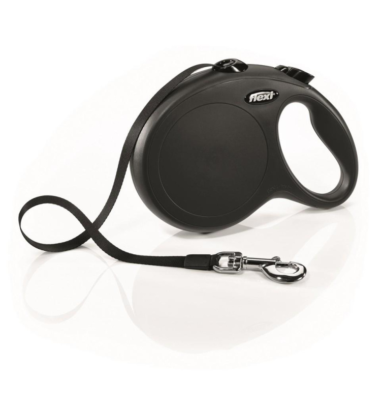 Vodítko FLEXI Classic NEW pásek 8 m/ 50 kg černá