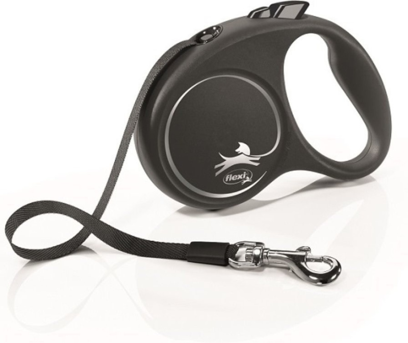 Vodítko FLEXI Classic NEW pásek 3 m/ 12 kg černá