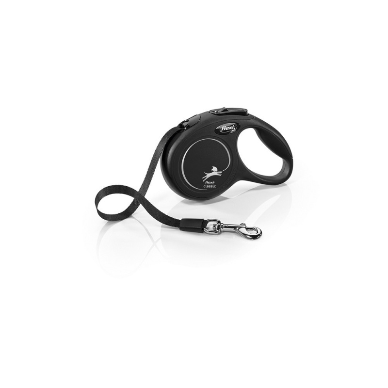 Vodítko FLEXI Classic NEW pásek 3 m/ 12 kg černá