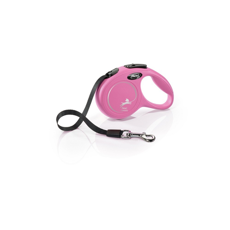 flexi Classic XS pásek 3m/12kg růžová
