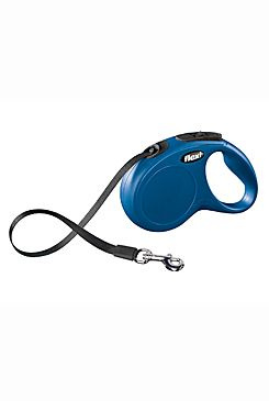 Vodítko FLEXI Classic NEW pásek 5 m/ 15 kg modrá