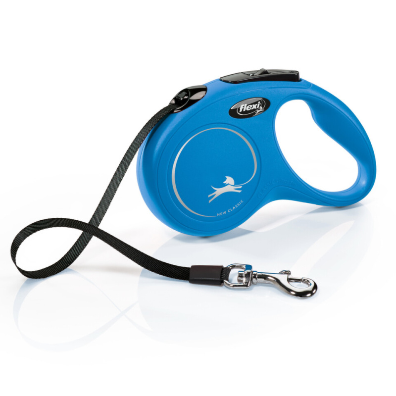 Vodítko FLEXI Classic NEW pásek 5 m/ 15 kg modrá