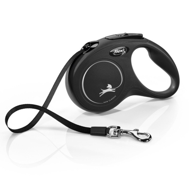 Vodítko FLEXI Classic NEW pásek 5 m/ 15 kg černá
