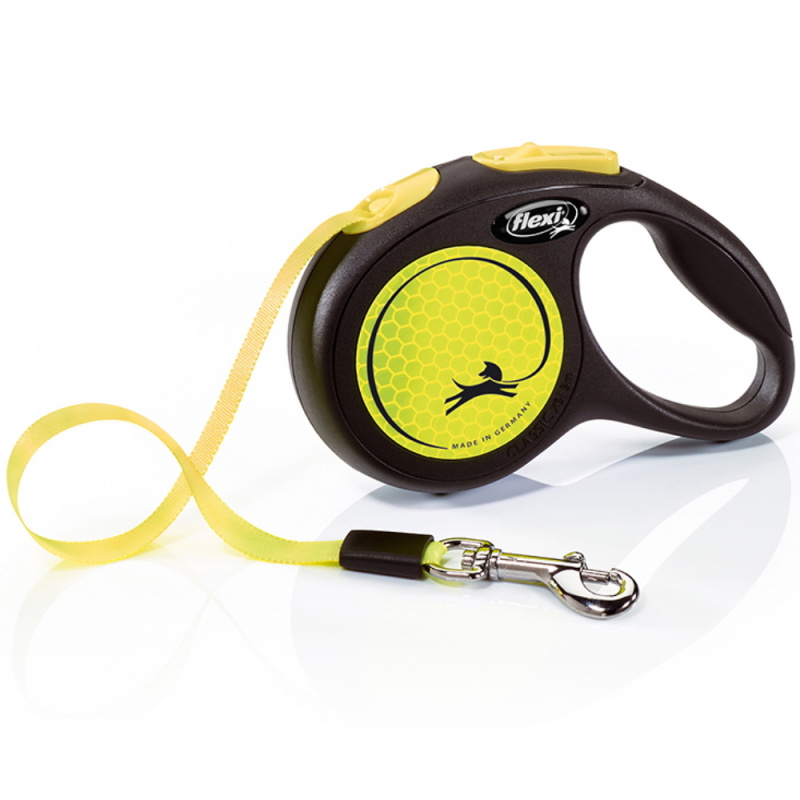Vodítko FLEXI Neon pásek NEW S 5 m/15 kg