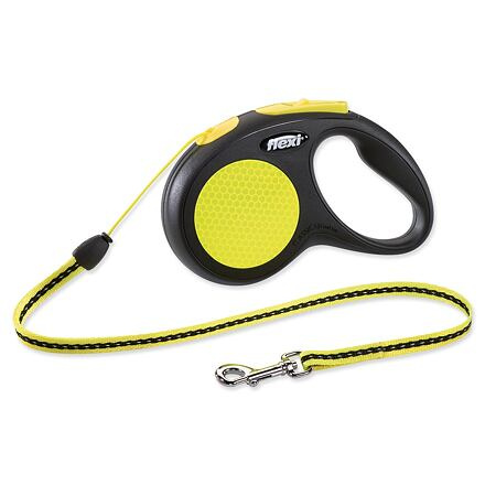 Vodítko FLEXI New Neon lanko S 5 m