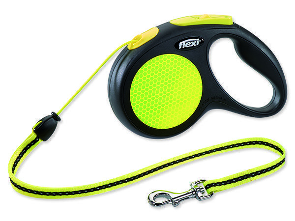 Vodítko FLEXI Neon Lanko NEW M 5 m/20 kg