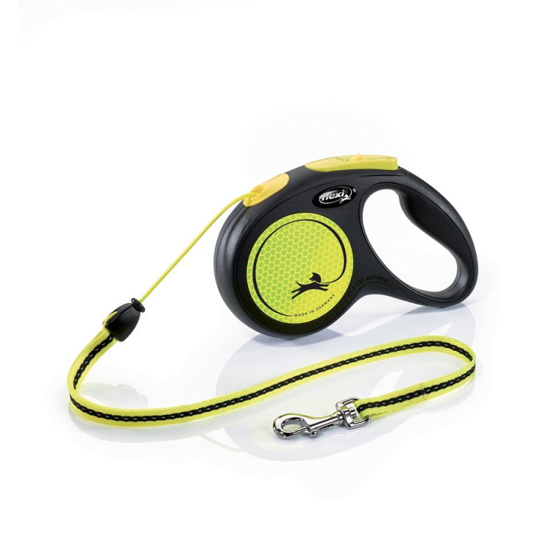 Vodítko FLEXI Neon Lanko NEW M 5 m/20 kg