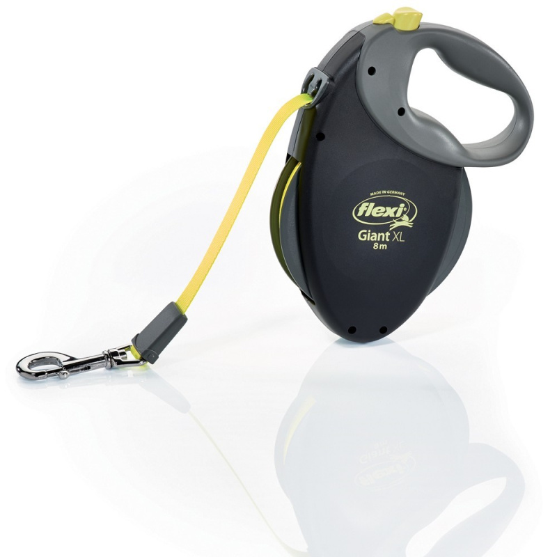Samonavíjecí vodítko flexi Giant Neon XL pásek 8m/od 50kg 02818-3