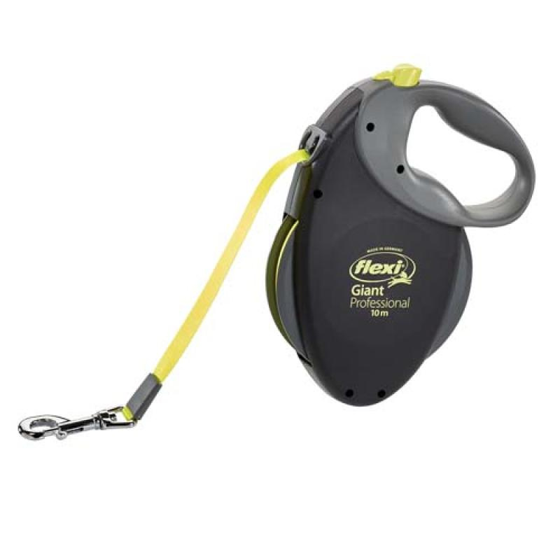 Vodítko FLEXI Giant Professional L 10m/50kg Pásek Neon