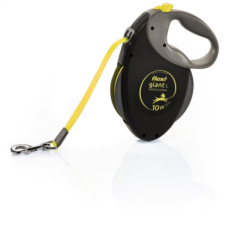 Vodítko FLEXI Giant Professional L 10m/50kg Pásek Neon