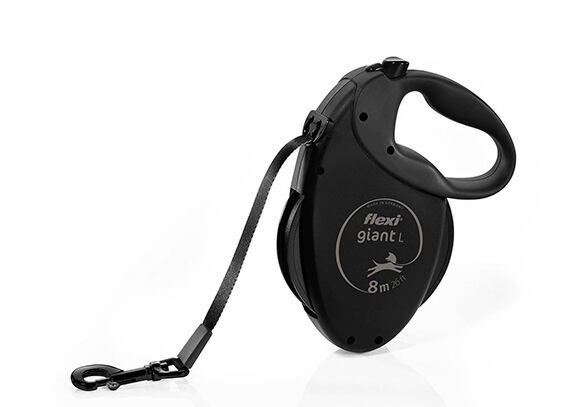 Samonavíjecí vodítko flexi Giant L Plus pásek 8m/50kg 02818-5 černá
