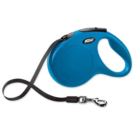 Vodítko FLEXI Classic NEW pásek 5 m/ 25 kg modrá