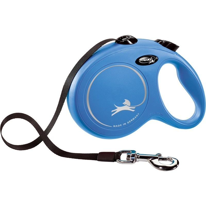 Vodítko FLEXI Classic NEW pásek 5 m/ 25 kg modrá
