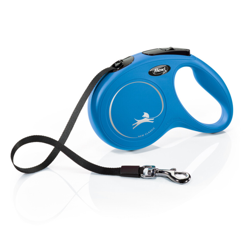 Vodítko FLEXI Classic NEW pásek 5 m/ 25 kg modrá